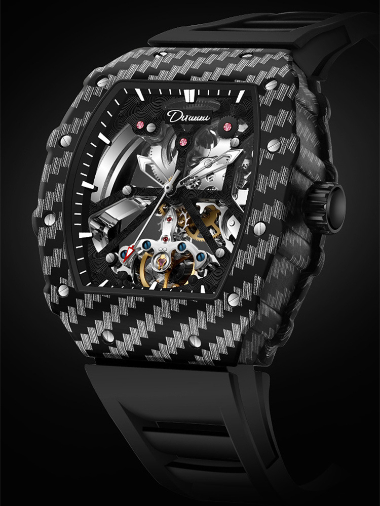 Tourbillon Movement Watch - Luksusowa marka luksusowa moda zegarek Tourbillon