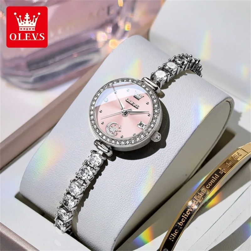 Luxury Watch E Jewellery - Zegarki damskie OLEVS, biżuteria, bransoletka, zegarek