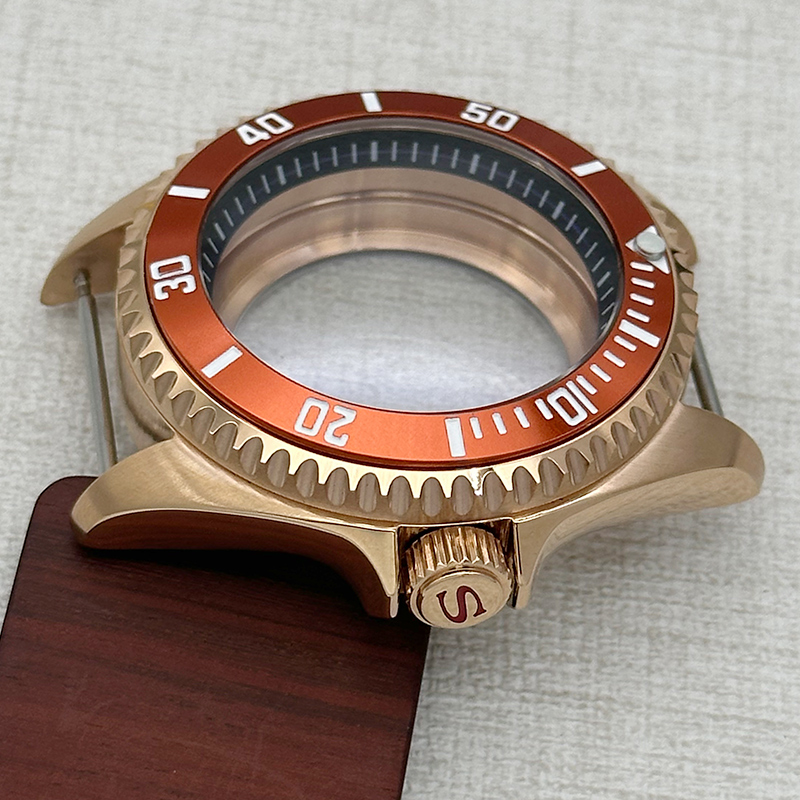 Bronze Case Watch - Obudowa 42mm SKX007 SKX009 z wypukłym,