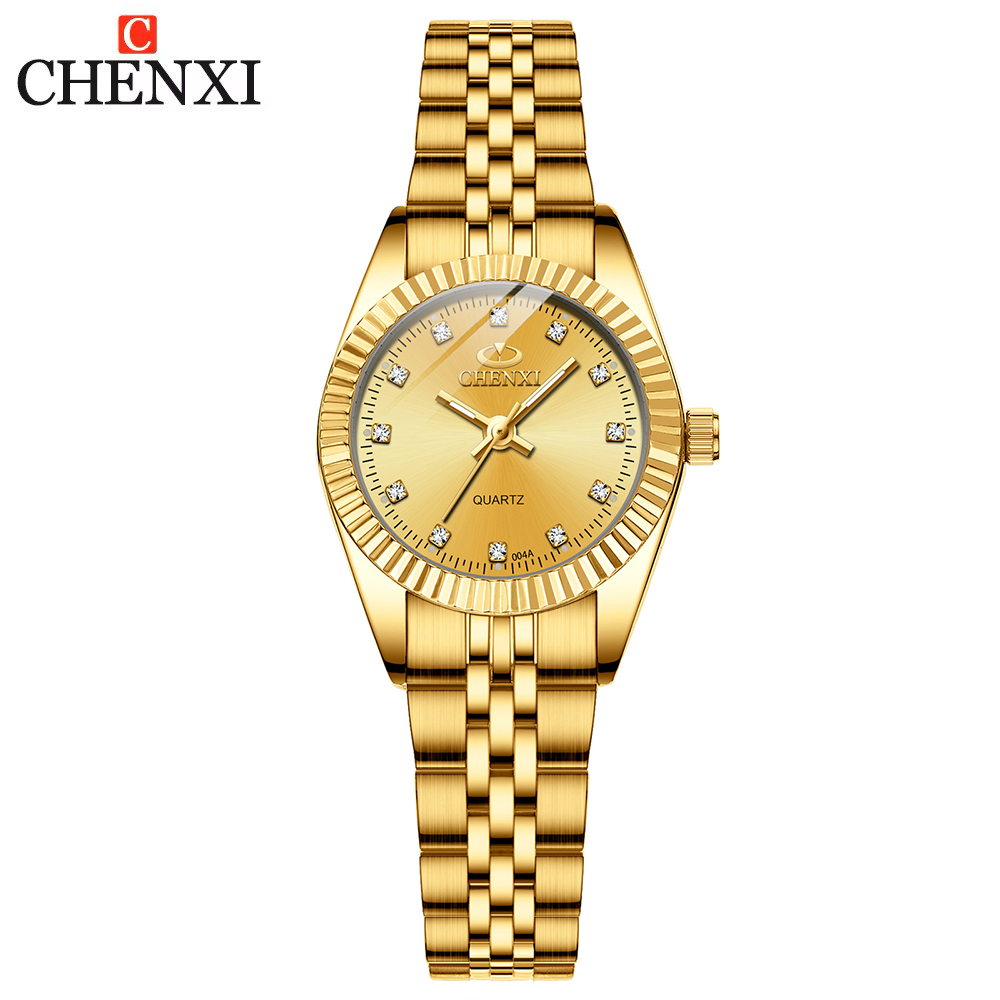 Luxury Watch Sale - CHENXI Gorąca Wyprzedaż Luksusowy Damski Złoty