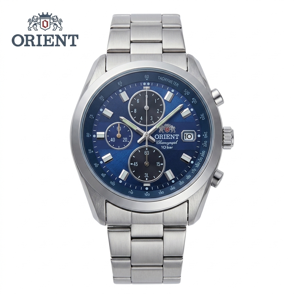 Open Heart Watch - Męski zegarek sportowy Japan Orient z