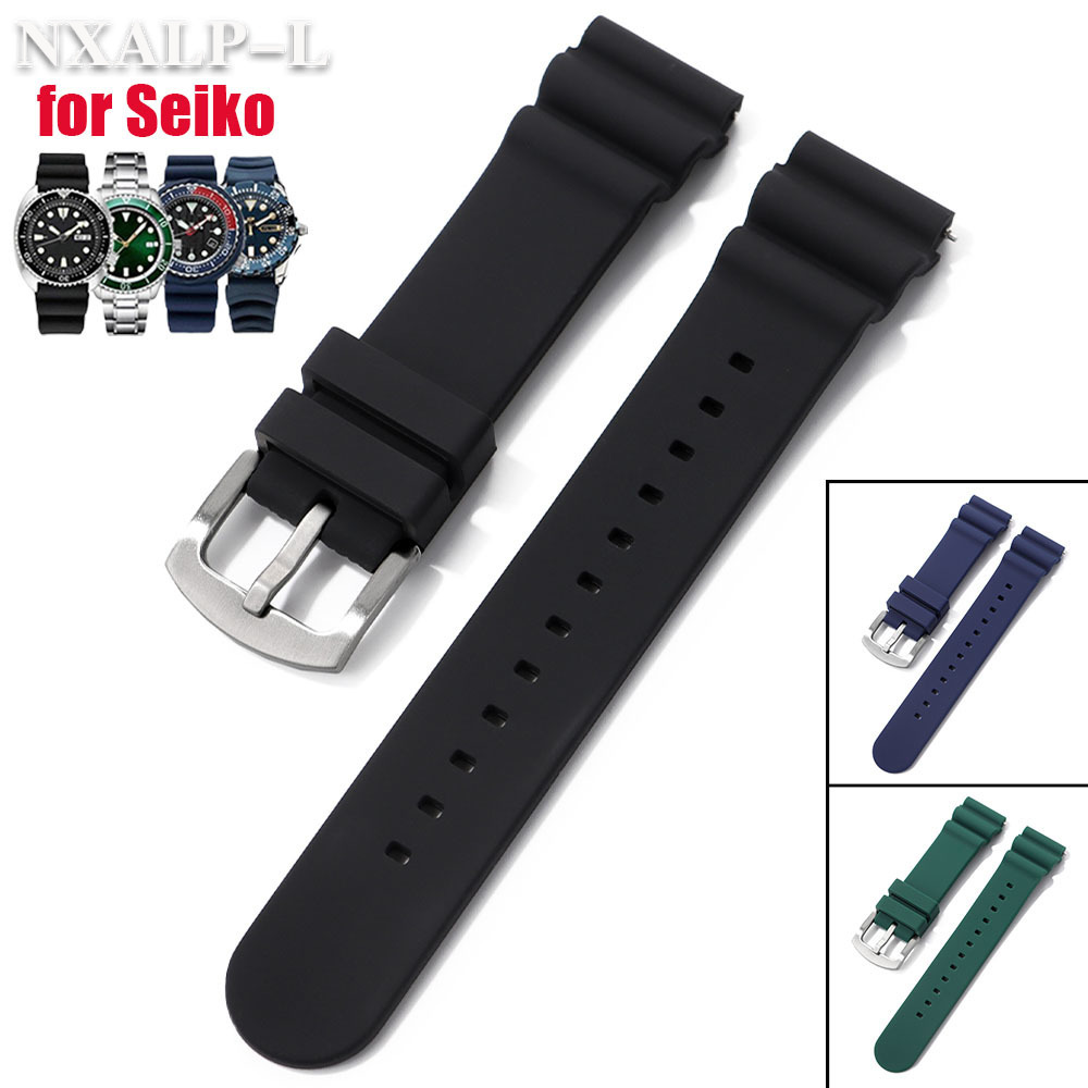 Seiko Watch Prospex - Pasek silikonowy 20mm 22mm do zegarka