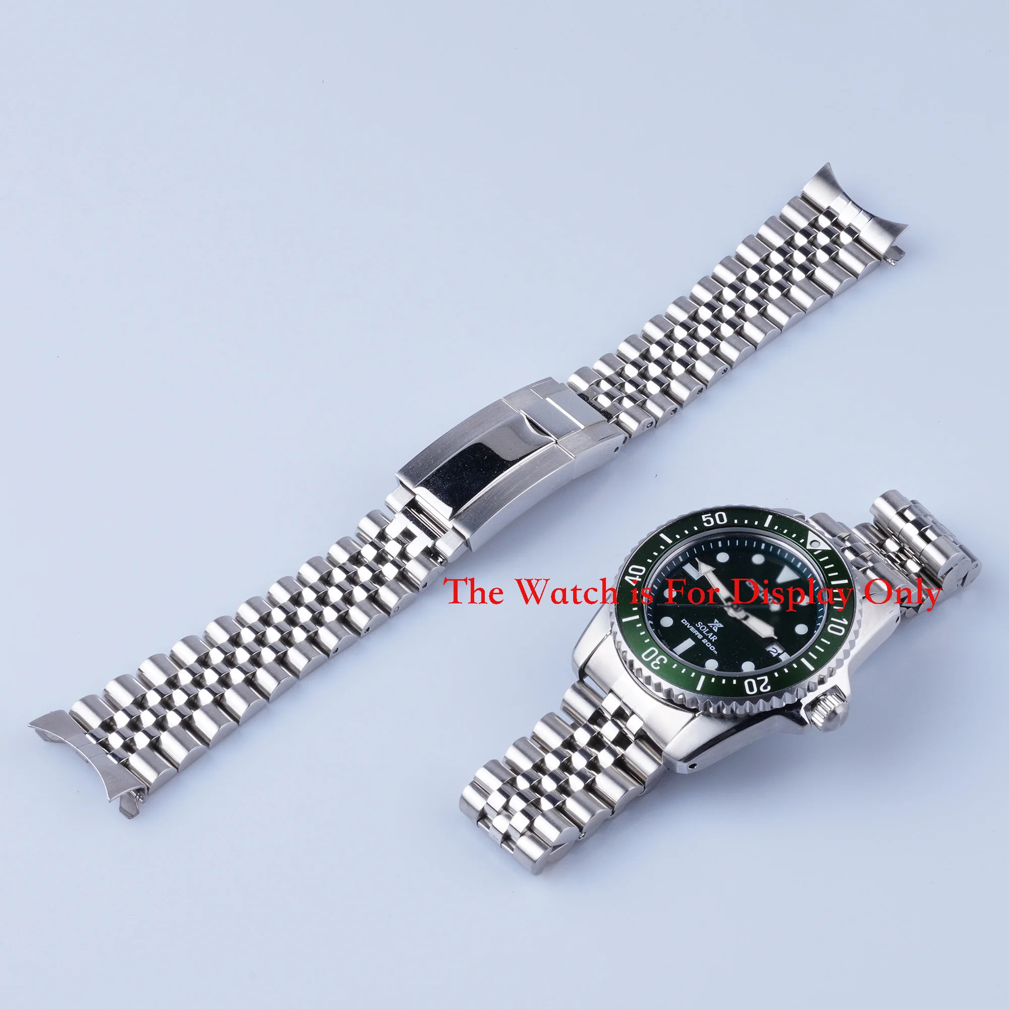 Seiko Watch Prospex - Rolamy 20mm Srebrny Pasek Jubileuszowy z