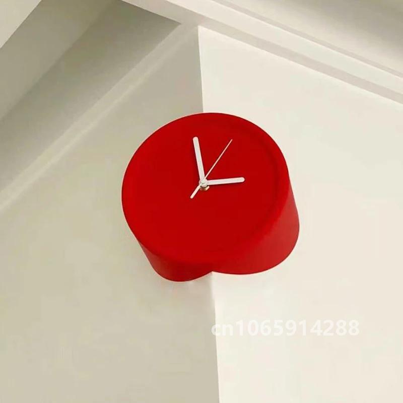 Luxury Watch House - 8-calowe narożne zegary ścienne Minimalistyczny zegar