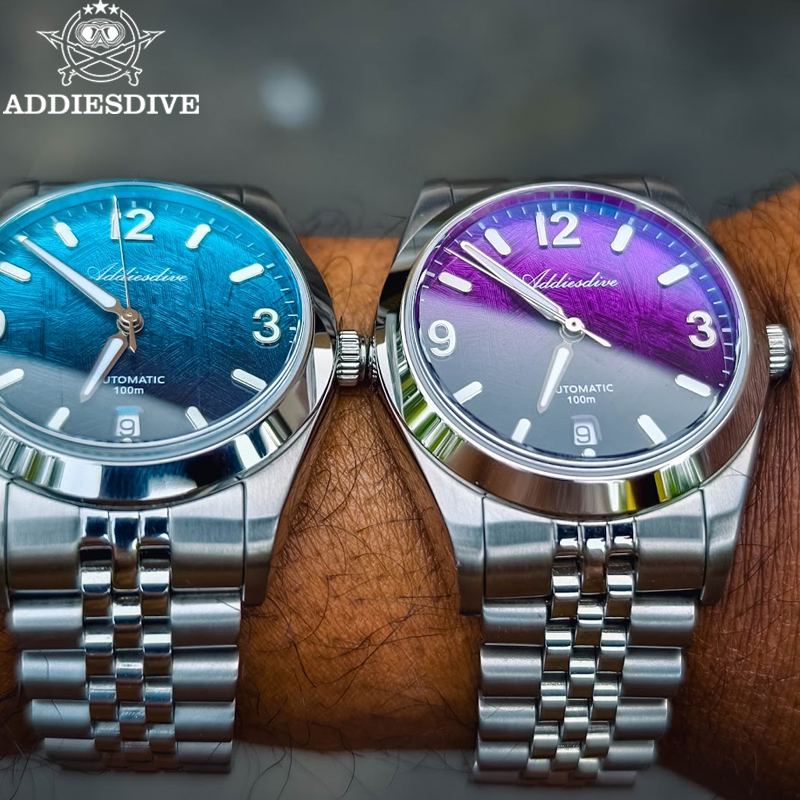 Luxury Watch Collection Box - ADDIESDIVE Nowy Automatyczny Zegarek Mechaniczny AD2547