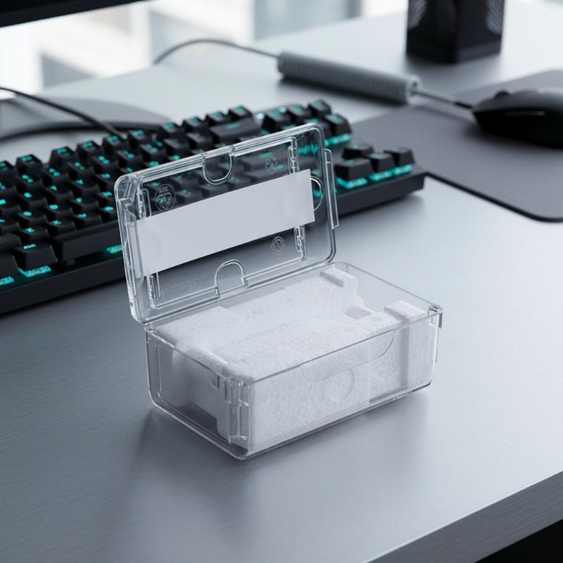 Luxury Watch Case Travel - Vintage Przezroczyste Pudełko na Pojedynczy Zegarek