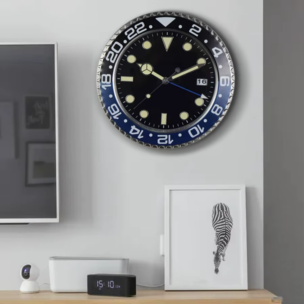 Luxury Watch House - Luksusowy kreatywny zegar ścienny 34 cm,