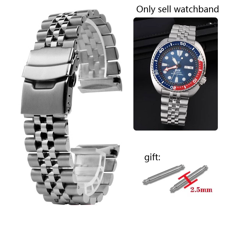 Seiko Watch Prospex - Solidny pasek ze stali nierdzewnej do