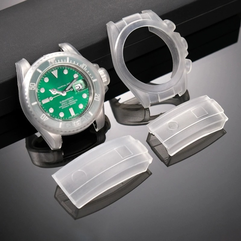 Luxury Watch Online - Przezroczysta, odporna na zarysowania, wodoodporna silikonowa