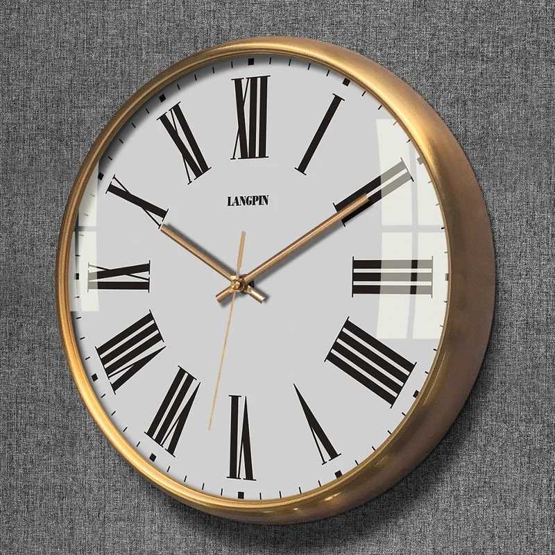 Luxury Watch House - Nowoczesne duże zegary ścienne luksusowe ciche