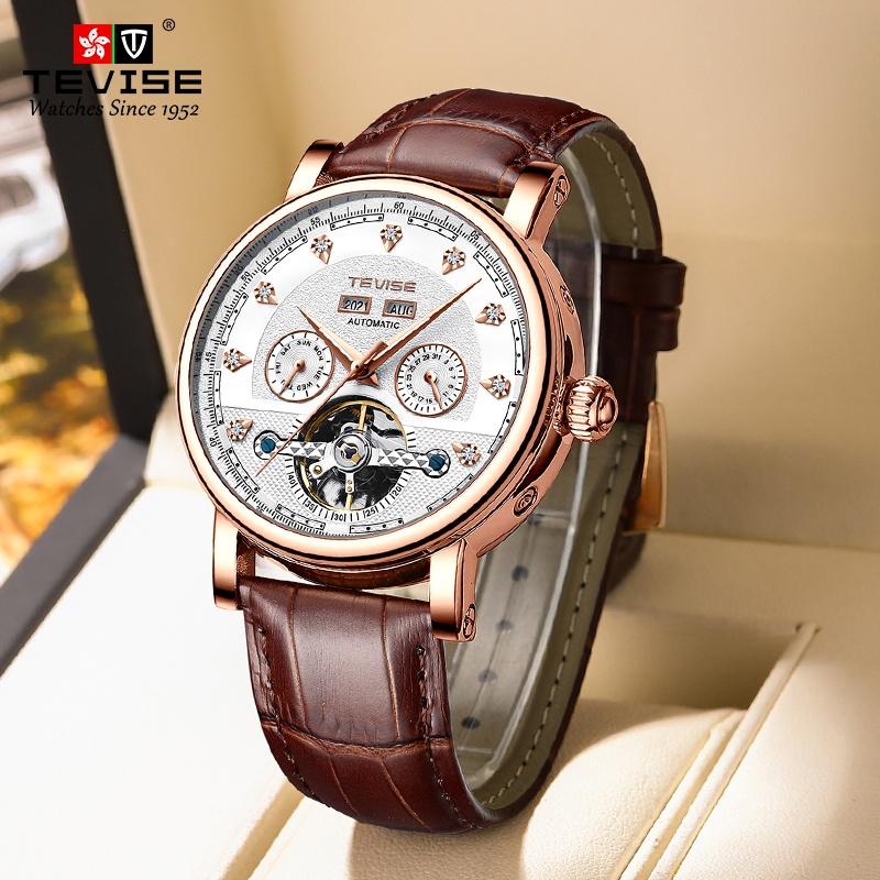 Luxury Watch On Sale - Zegarek TEVISE dla mężczyzn, automatyczny mechanizm