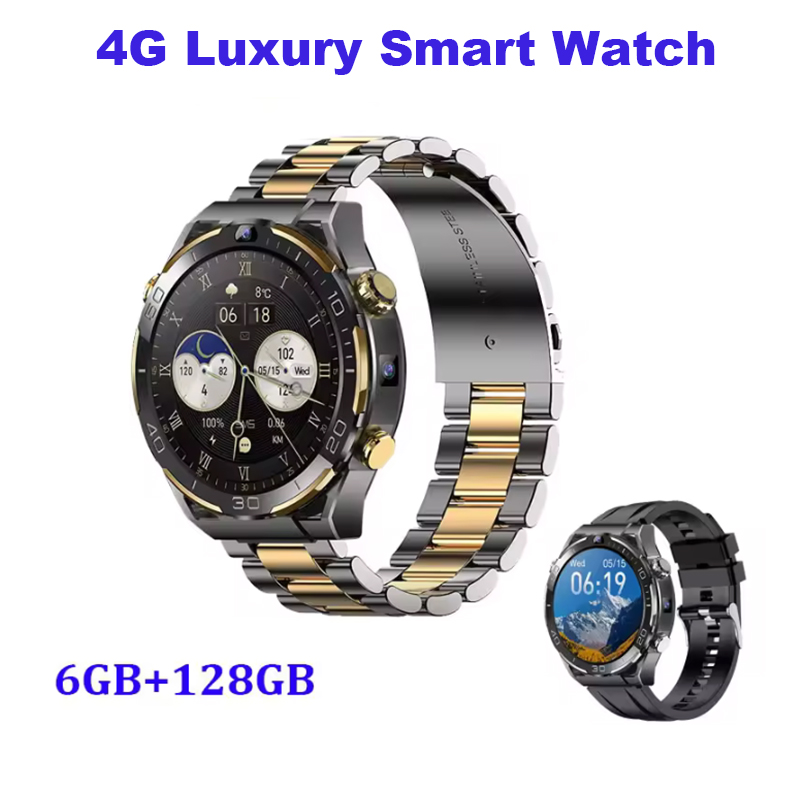 Luxury Watch Arabic - Nowy smartwatch 4G LTE dla mężczyzn,