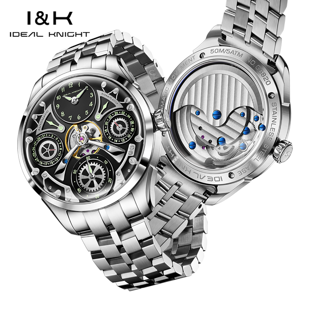 6820 IDEAL KNIGHT Luksusowy Or – Tourbillon Movement Watch recenzja i cena