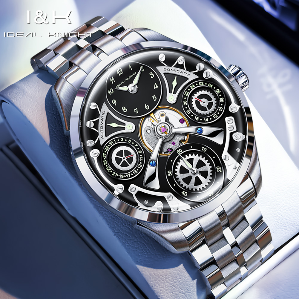 6820 IDEAL KNIGHT Luksusowy Or – Tourbillon Movement Watch recenzja i cena