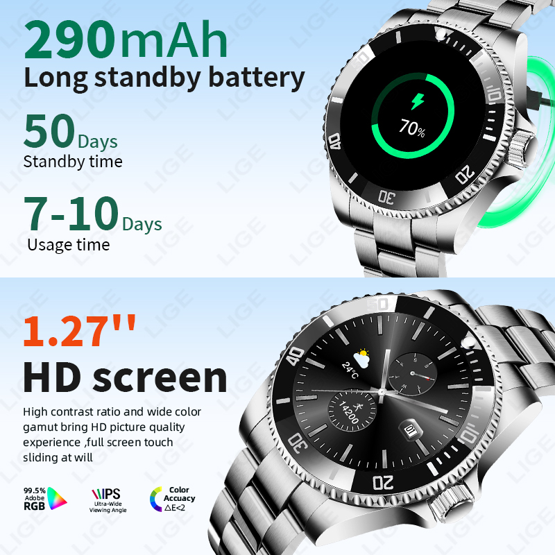 Smartwatch LIGE 2026 z ekranem – Luxury Watch Arabic recenzja i cena