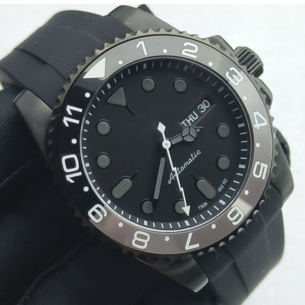 Zegarek męski 40MM NH36, czarn – Open Heart Watch recenzja i cena