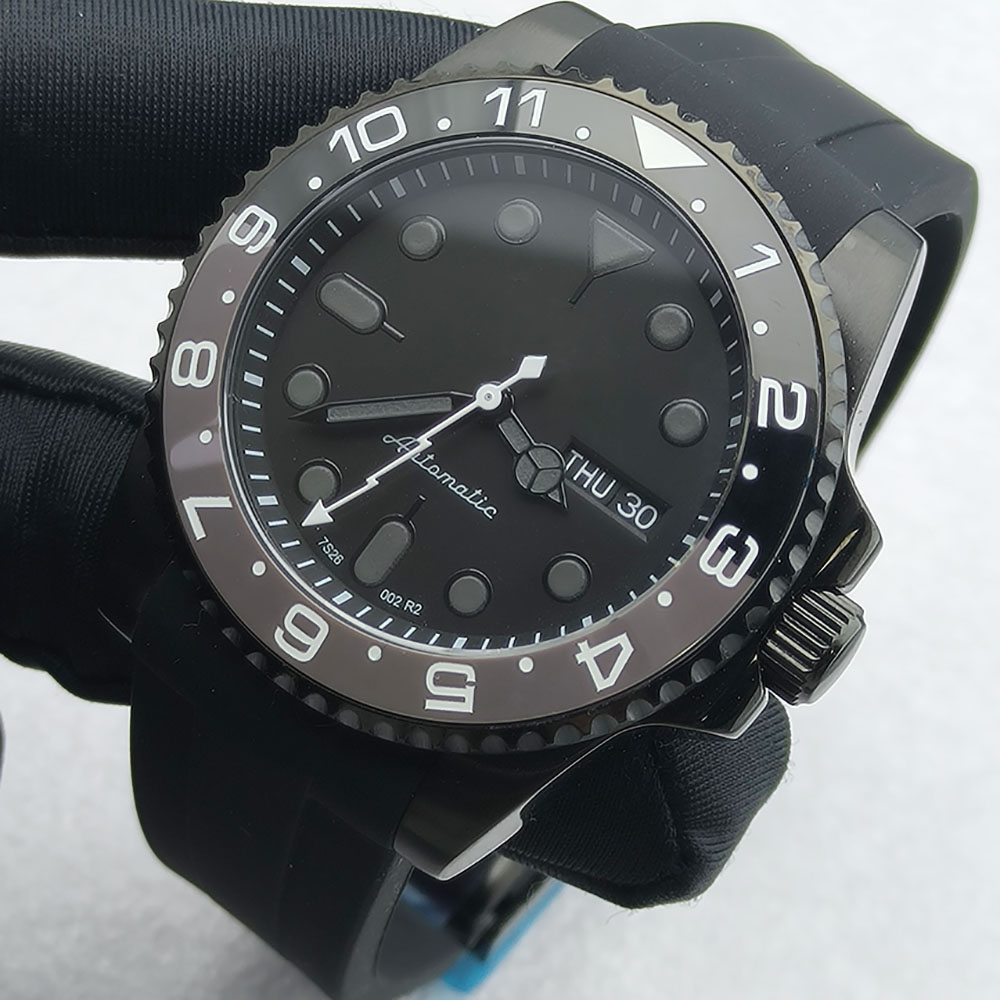 Zegarek męski 40MM NH36, czarn – Open Heart Watch recenzja i cena
