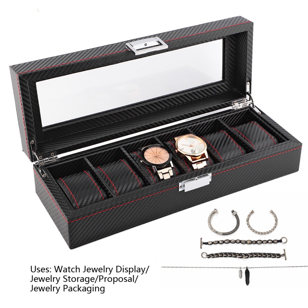 Pudełko na zegarki z włókna wę – Luxury Watch Collection Box recenzja i cena