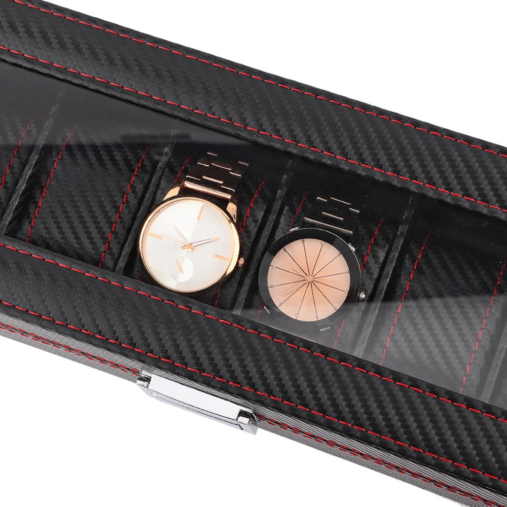 Pudełko na zegarki z włókna wę – Luxury Watch Collection Box recenzja i cena