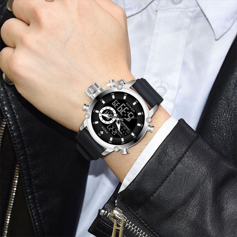 WWOOR luksusowej marki męskie  – Luxury Watch All Black recenzja i cena