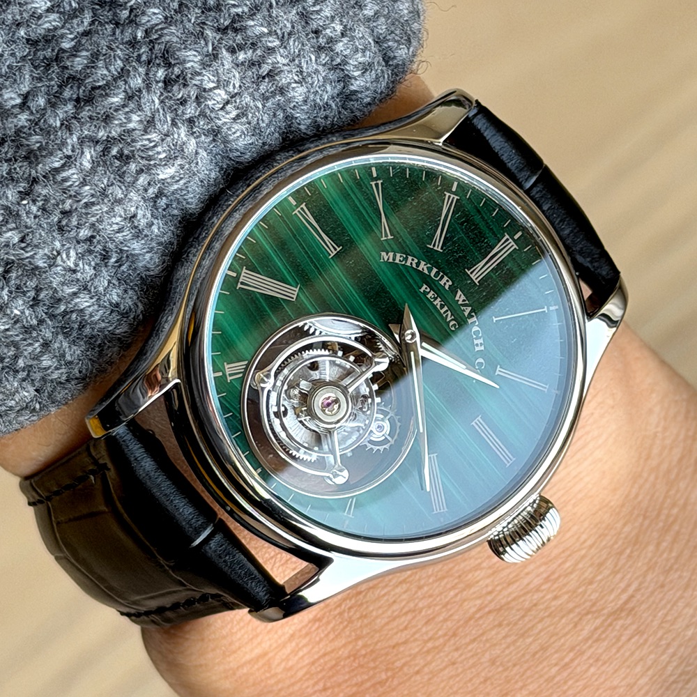 Zegarek Merkur 100% Tourbillon – Tourbillon Movement Watch recenzja i cena