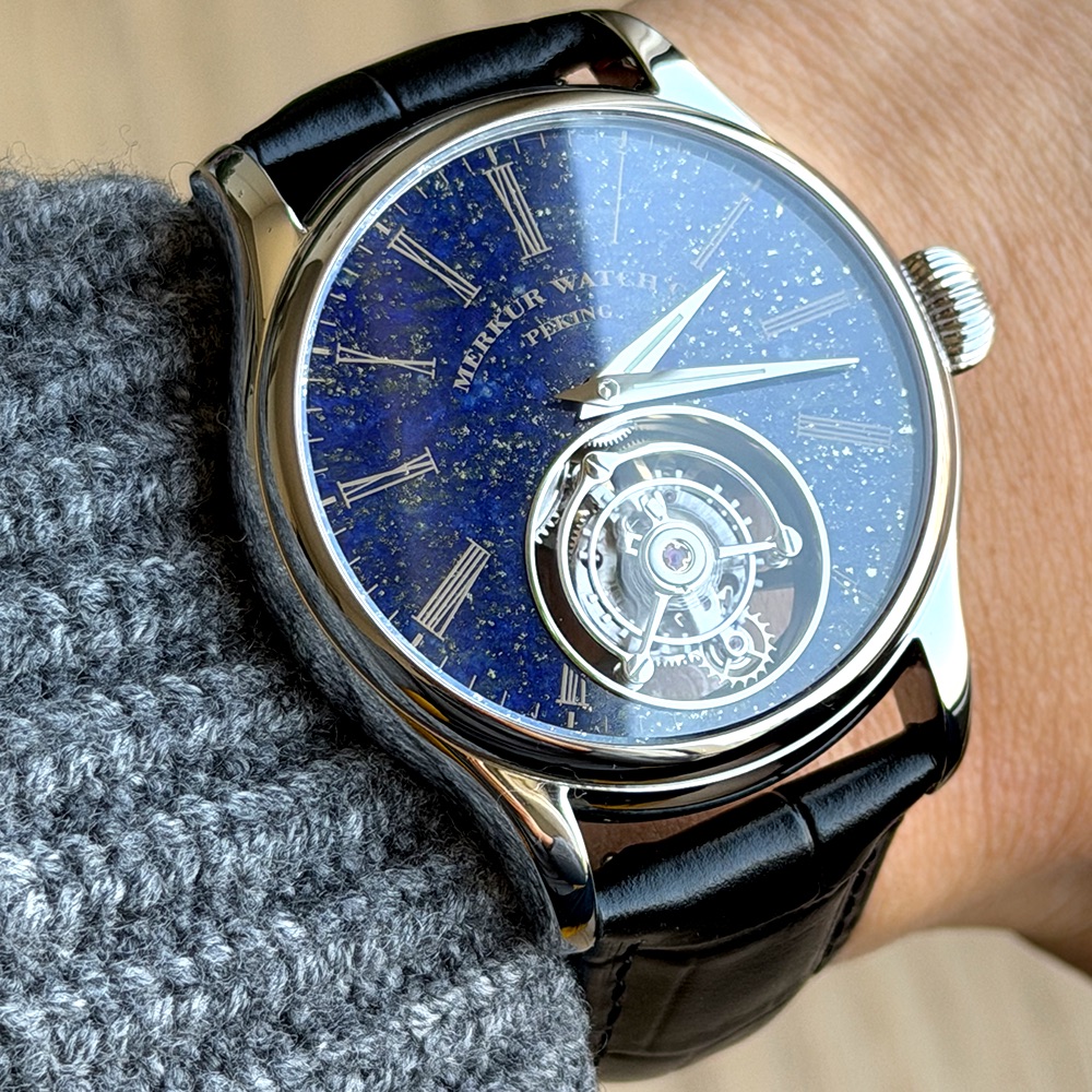 Zegarek Merkur 100% Tourbillon – Tourbillon Movement Watch recenzja i cena
