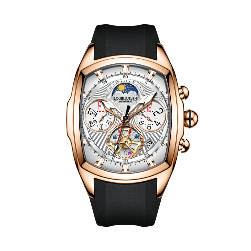 Męski luksusowy zegarek kwarco – Tourbillon Movement Watch recenzja i cena