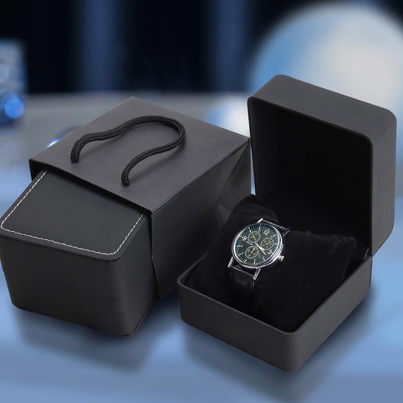 Luksusowe skórzane pudełko do  – Luxury Watch Case Travel recenzja i cena