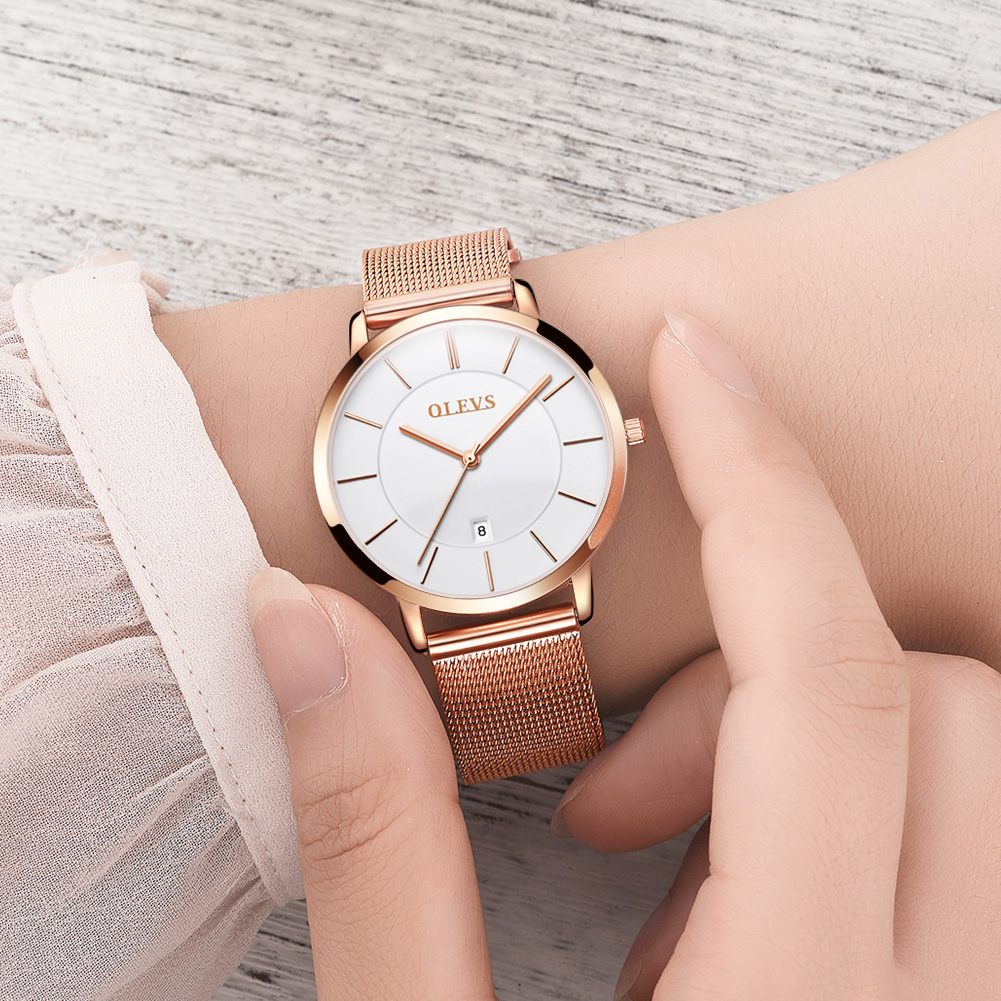 OLEVS zegarki dla kobiet wodoo – Luxury Watch Case Travel recenzja i cena