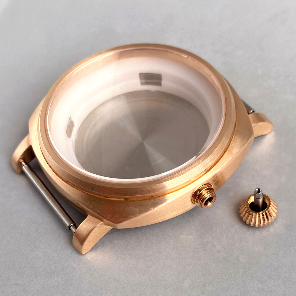 42mm Brązowa Koperta Kwadratow – Bronze Case Watch recenzja i cena