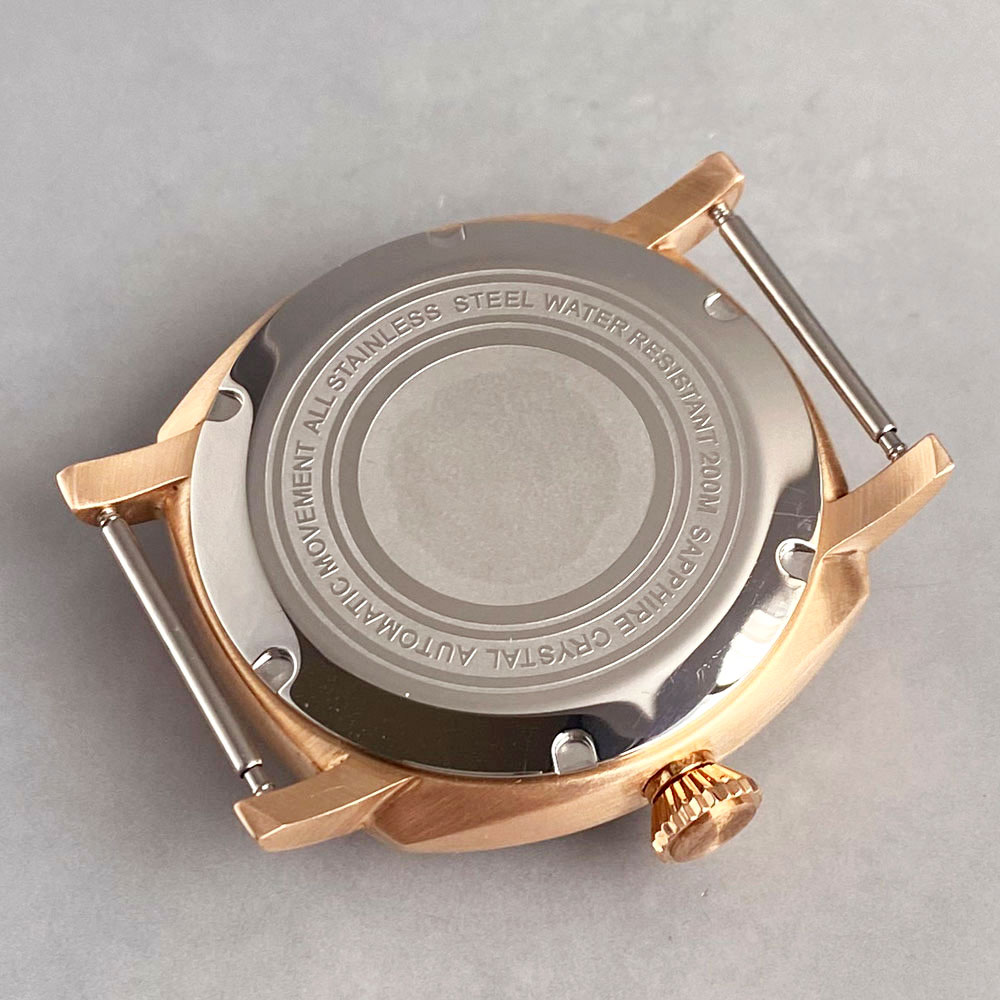 42mm Brązowa Koperta Kwadratow – Bronze Case Watch recenzja i cena
