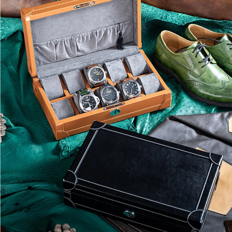Lekkie, luksusowe skórzane pud – Luxury Watch Collection Box recenzja i cena