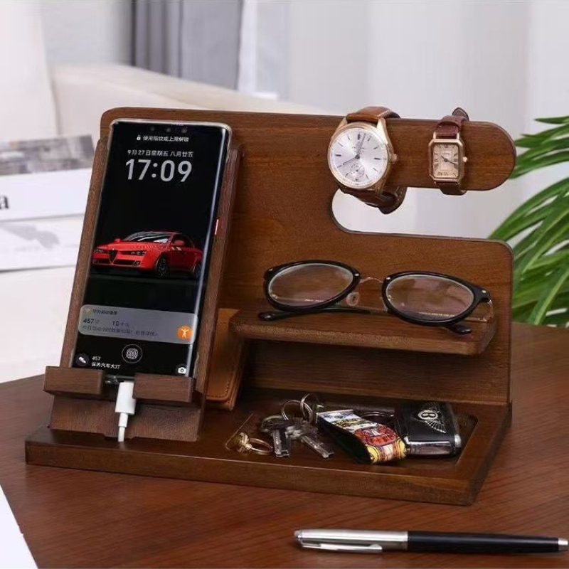 Stolik nocny z drewna orzechow – Luxury Watch House recenzja i cena