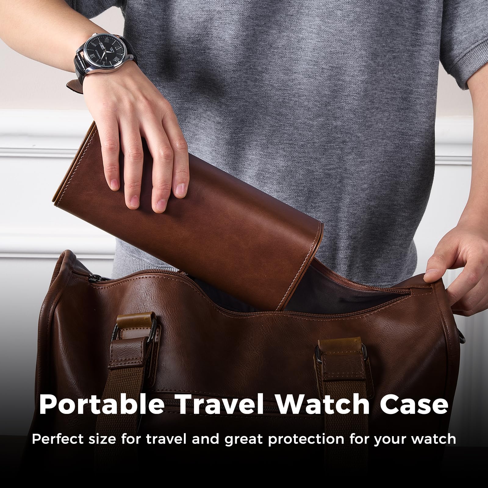Luksusowe etui na zegarki z PU – Luxury Watch Case Travel recenzja i cena