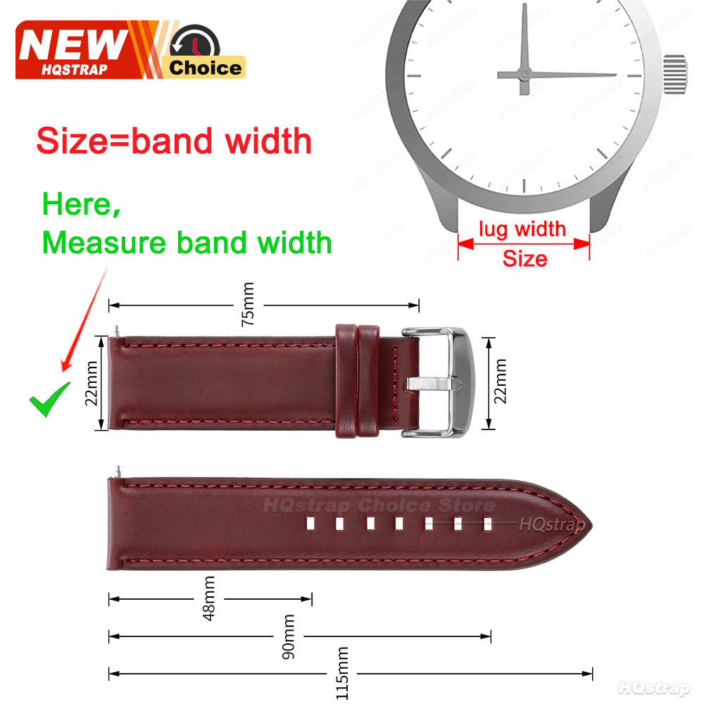 Nowy 18/20/22/24mm Czarny Brąz – Luxury Watch Class recenzja i cena