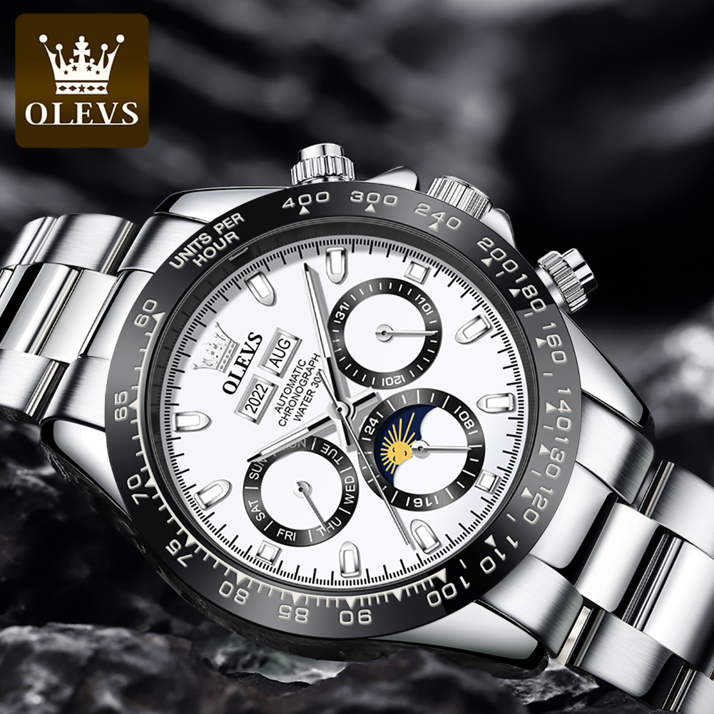 OLEVS 6654 luksusowy męski zeg – Luxury Watch Omega recenzja i cena