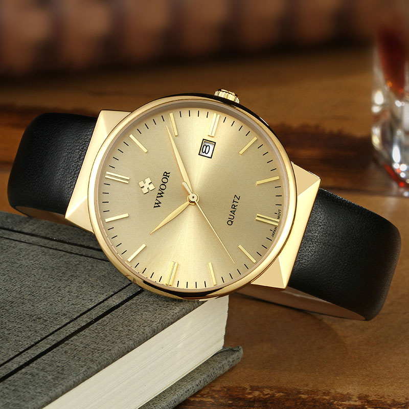 Zegarki męskie WWOOR Top Marka – Luxury Watch All Black recenzja i cena