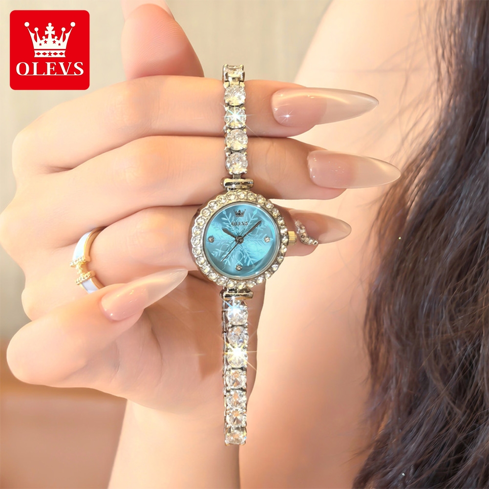 Zegarek damski OLEVS 5889, luk – Luxury Watch E Jewellery recenzja i cena
