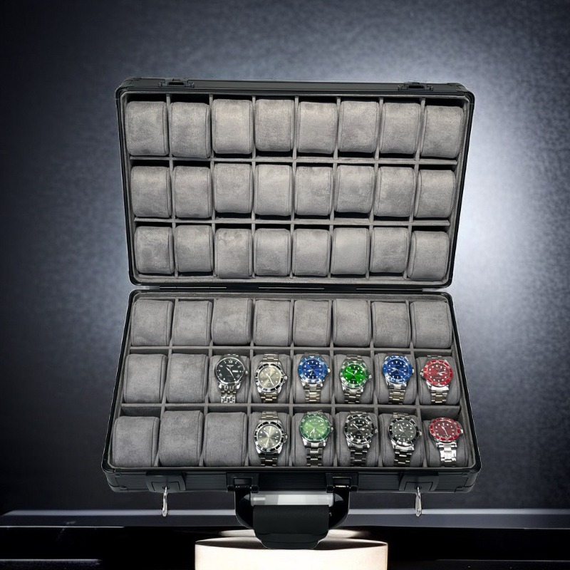 Aluminiowe zielone pudełko na  – Luxury Watch Class recenzja i cena