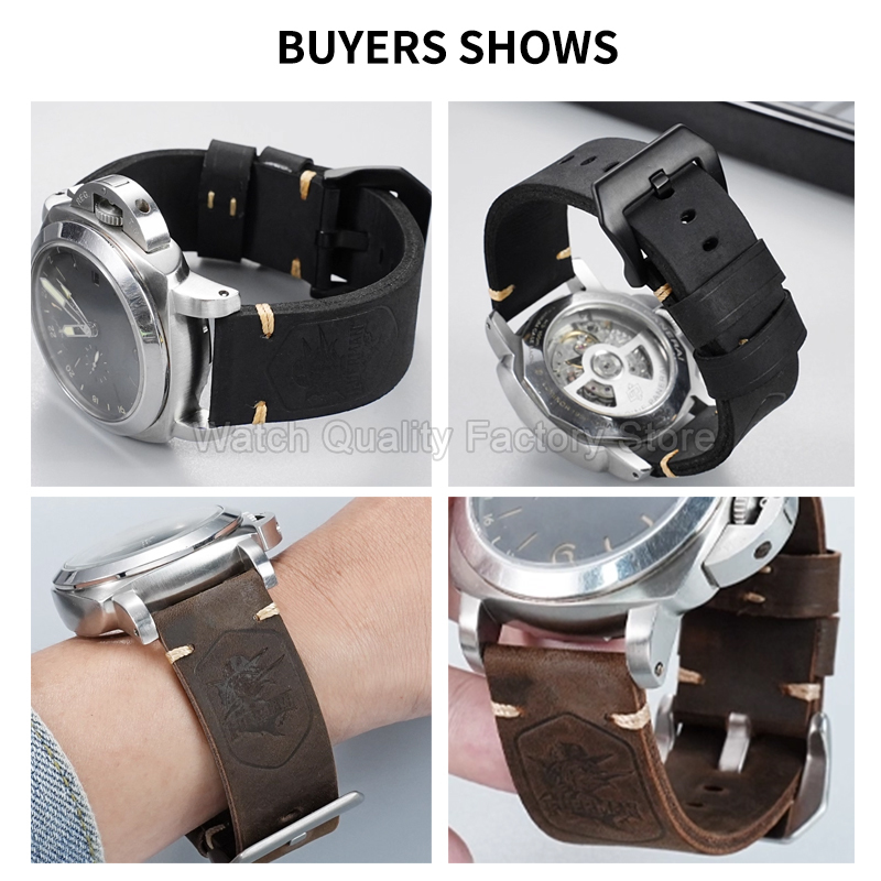 Czarno-brązowy pasek do zegark – Luxury Watch Panerai recenzja i cena