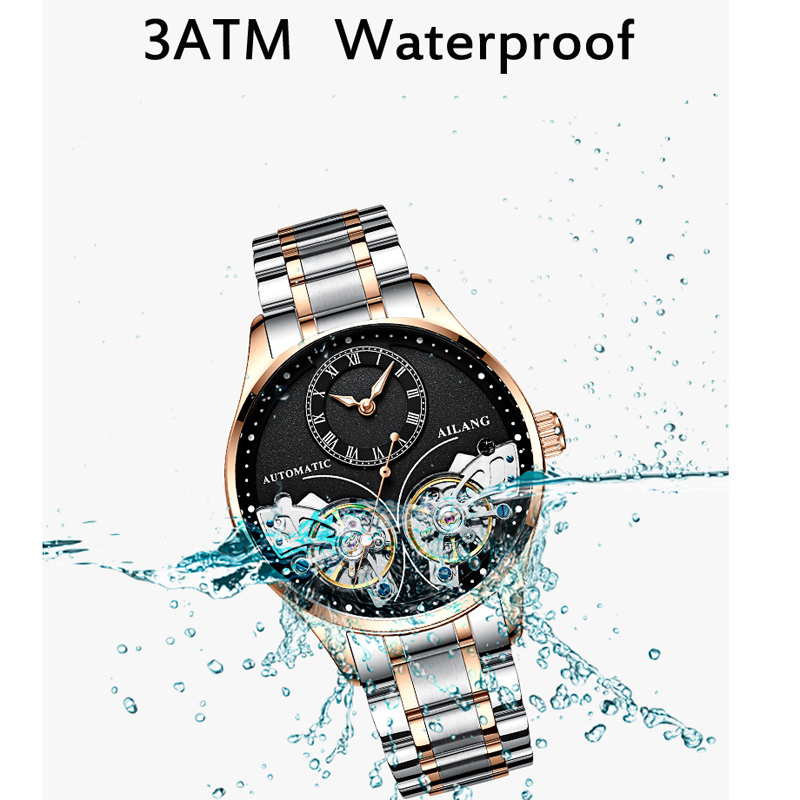 AILANG Brand New Fashion podwó – Tourbillon Movement Watch recenzja i cena