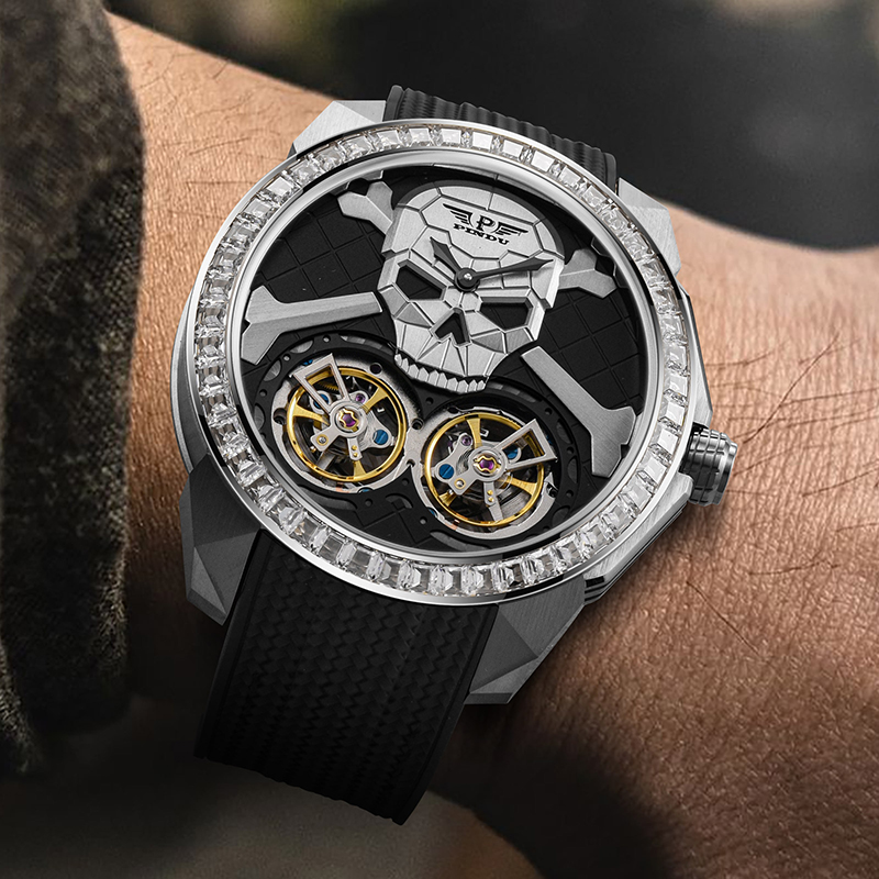 Zegarki męskie PINDU Watch New – Tourbillon Movement Watch recenzja i cena