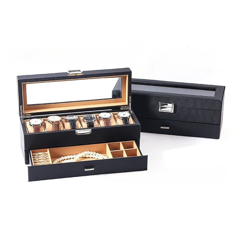 Skórzane pudełko na biżuterię  – Luxury Watch E Jewellery recenzja i cena