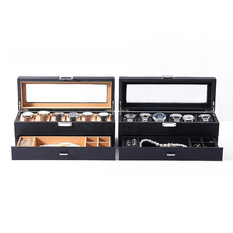 Skórzane pudełko na biżuterię  – Luxury Watch E Jewellery recenzja i cena