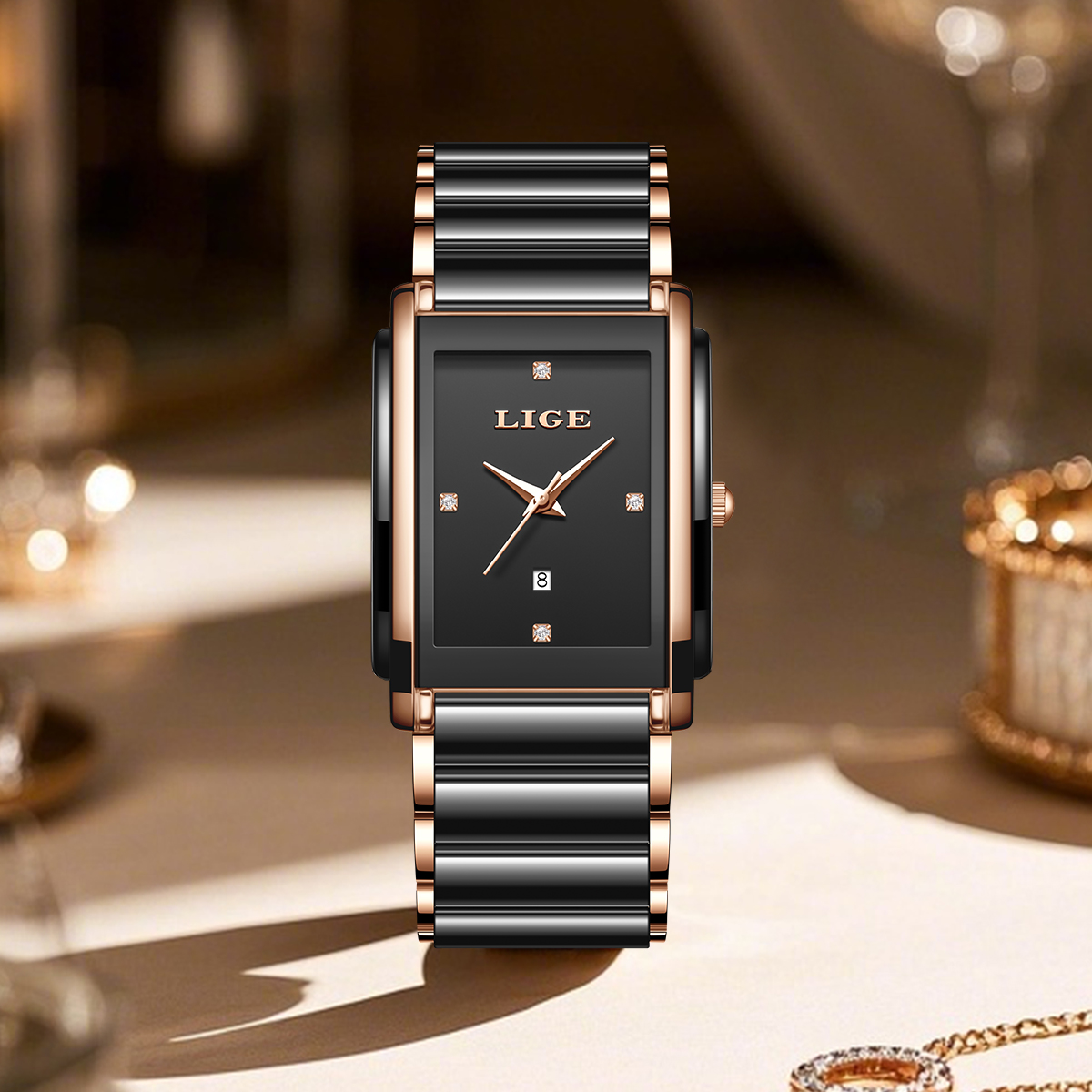 Zegarki damskie LIGE Fashion E – Luxury Watch Case Travel recenzja i cena