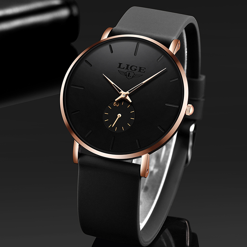 LIGE nowe mody męskie zegarki  – Luxury Watch Collection Box recenzja i cena