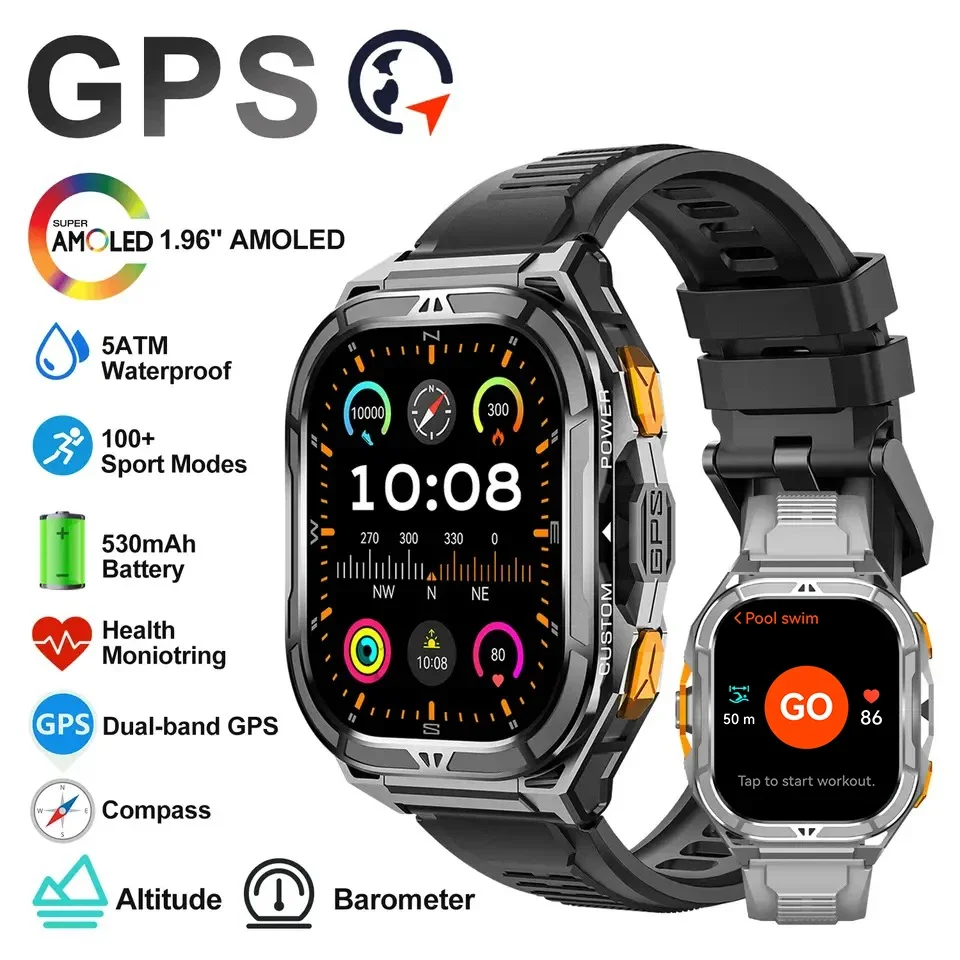 Luksusowy smartwatch AMOLED z  – Luxury Watch Arabic recenzja i cena
