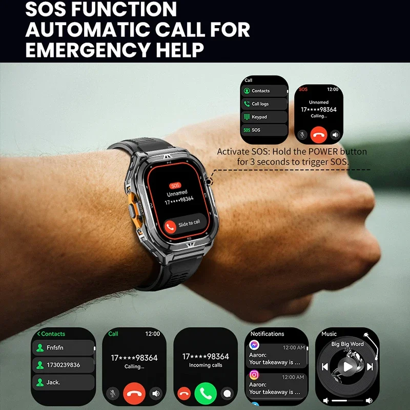 Luksusowy smartwatch AMOLED z  – Luxury Watch Arabic recenzja i cena