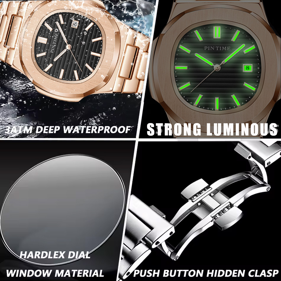 Luksusowy męski zegarek na ręk – Luxury Watch All Black recenzja i cena