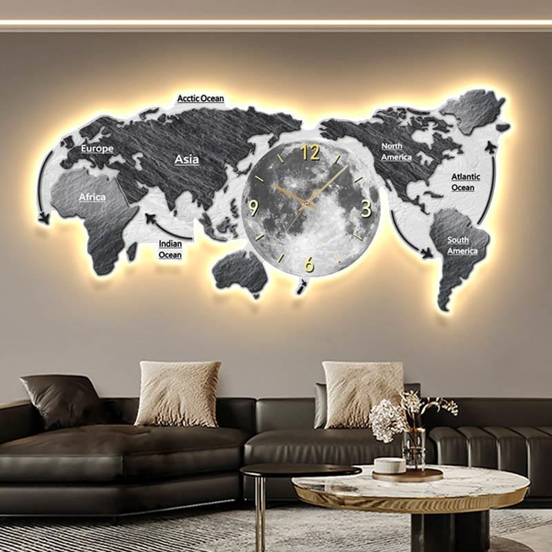 Mapa Świata Świecący Zegar Ści – Luxury Watch House recenzja i cena